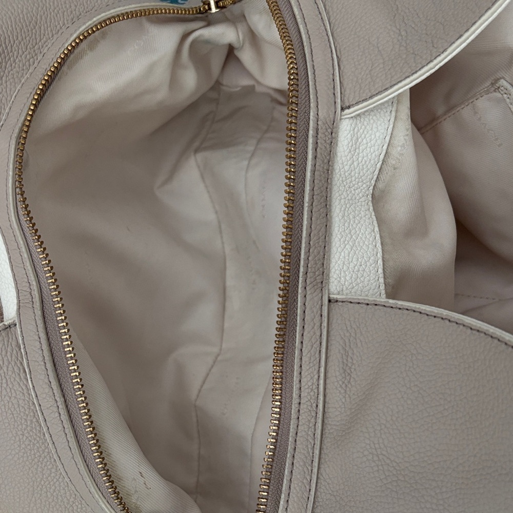 Coach Taupe Leather Shoulder Bag - Picture 7 of 10